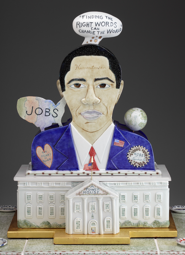 Mara Superior, "Obama White House", 2010, detail.