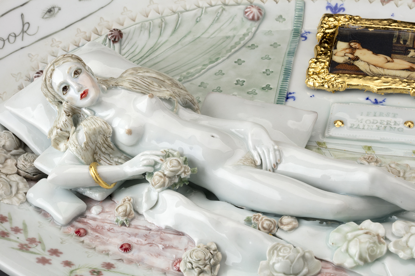 Mara Superior, "Venus of Urbino", 2018, detail.